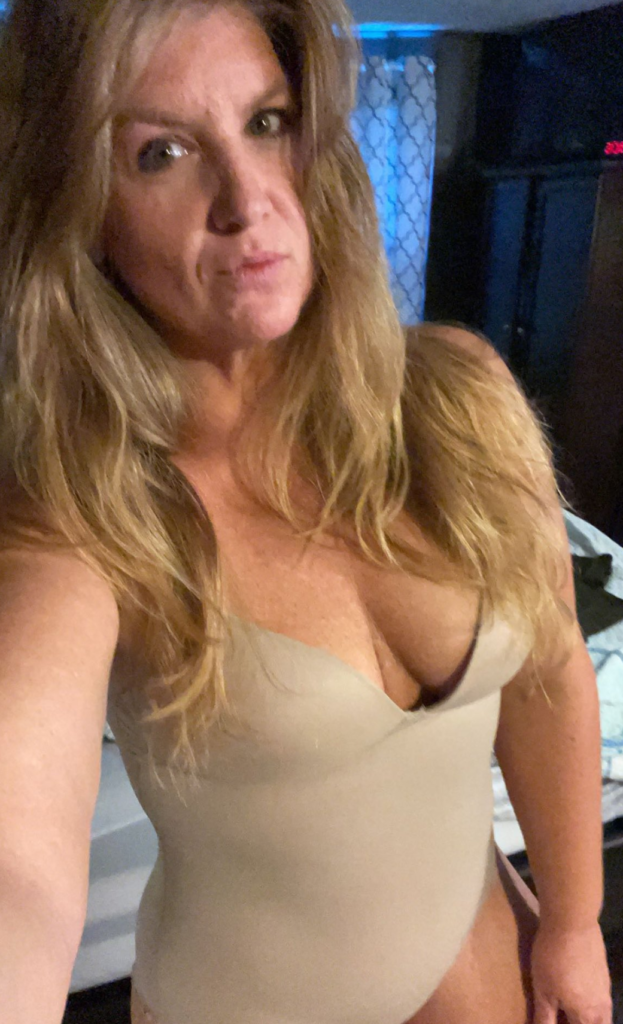 Hot and Sexy Blonde MILF named messy_nessy_free - @messy_nessy_free wearing one piece 